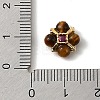 Natural Tiger Eye Multi-Strand Links KK-D262-03G-01-3