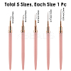 5Pcs Plastic Nail Art Line Brush AJEW-WH20816-069A-2
