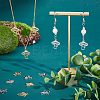 16Pcs 2 Color 304 Stainless Steel Pendants STAS-UN0039-50-3