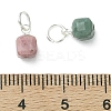 Natural Mixed Gemstone Pendants PALLOY-JF05297-01-4