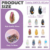 200Pcs 10 Colors Electroplate Glass Beads Strands EGLA-CD0001-11-4