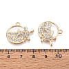 Alloy Rhinestone Pendants FIND-N008-07KCG-3