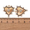 Alloy Enamel Pendants FIND-K030-17G-G-3