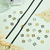 240Pcs 4 Colors Alloy Slider Buckles DIY-FG0004-81-4