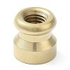 Golden Tone Round Wax Seal Brass Stamp Heads AJEW-M040-01G-N-3