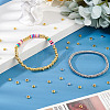   200Pcs 2 Colors Brass Spacer Beads KK-PH0006-56A-5