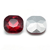Pointed Back Glass Rhinestone Cabochons RGLA-T032-12x12mm-05-2
