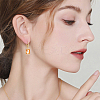 3Pairs Brass Leveback Earring EJEW-BBC0001-61E-5