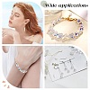 160Pcs 8 Style Transparent Electroplate Glass Beads Strands EGLA-GA0001-14-5