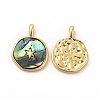 Eco-Friendly Rack Plating Brass Pendants X-KK-F851-10G-1