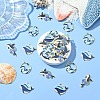 30Pcs 3 Styles Eco-Friendly Alloy Enamel Pendants ENAM-YW0005-17-5