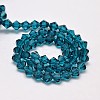 Transparent Glass Beads Strands EGLA-A039-T6mm-D01-2
