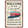 Tinplate Sign Poster AJEW-WH0157-506-1