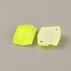36Pcs Fluorescence Glass Connector Charms GLAA-WH0035-13C-2