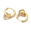 Heart Rack Plating Brass Micro Pave Cubic Zirconia Hoop Earring EJEW-C057-05G-2