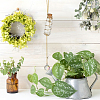 Glass Bottle Plant Hanger HJEW-DR00178-4