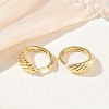 Brass Hoop Earrings KK-CBA30C7-32G-3