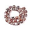 Natural Tibetan Agate 3-Eye Beads Strands G-T138-195B-2