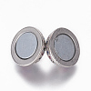 Brass Micro Pave Cubic Zirconia Magnetic Clasps with Loops ZIRC-L082-E-02-P-2