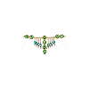 1Pc Flower Brass Rhinestone Ornament Accessories OHAR-FG0001-03-7
