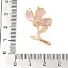 Brass Glass Pendants KK-B100-041G-06-3