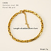 304 Stainless Steel Boston Link Chain Anklets FS-WG7E8C4-03-1