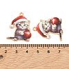 Christmas Alloy Enamel Pendants ENAM-K069-43B-3