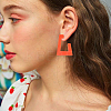 2 Sets 2 Style Acrylic Stud Earrings Set EJEW-AN0004-08-5