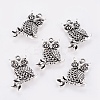 Tibetan Style Pendant Rhinestone Settings LS-TIBE-A123871-AS-FF-1