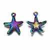 Rainbow Color Alloy Pendants PALLOY-S180-062-RS-2