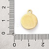 Real 14K Gold Plated Synthetic Turquoise Pendants STAS-R005-05G-01-3