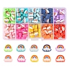 200Pcs 10 Colors Handmade Polymer Clay Beads CLAY-YW0001-67-1