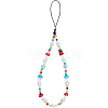 Resin Lanyard Wrist Strap Phone Star Charms Straps DIY-WH20003-13-1