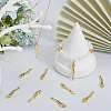 10Pcs 304 Stainless Steel Pendants STAS-BBC0006-29-3