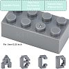 Olycraft 240Pcs 6 Style  Plastic Building Block Pieces AJEW-OC0003-04-4