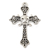 Tibetan Style Alloy Big Pendants Rhinestone Settings LS-TIBE-L013-03AS-1