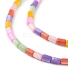 Natural Freshwater Shell Dyed Beads Strands SHEL-M018-12-13-3