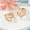 304 Stainless Steel Cuff Rings RJEW-S396-03G-1