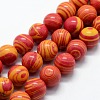 Synthetic Malachite Beads Strands G-I199-32-10mm-2