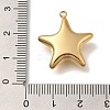 PVD Vacuum Plating 304 Stainless Steel Pendants STAS-S148-18G-3