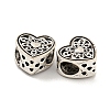 Valentine's Day Rack Plating Alloy European Beads FIND-B034-24AS-2