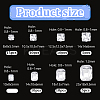 80Pcs 8 Style Rectangle Octagon & Square Sew on Rhinestone RGLA-GA0001-10-2