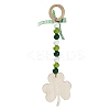 Saint Patrick's Day Wood Pendant Decoration LS-HJEW-G023-02C-2