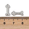 Brass Micro Pave Clear Cubic Zirconia Pendants LS-KK-L238-03P-3