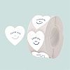 500Pcs Heart with Thank You Roll Stickers DIY-U008-01C-1