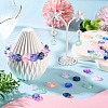 120Pcs 6 Colors Transparent Glass European Beads GLAA-TA0004-07-8