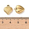 10Pcs 304 Stainless Steel Pendants STAS-P426-01G-3