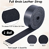 2M Flat AB Grade Cowhide Leather Cord AJEW-WH0479-73A-02-2