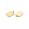 Ion Plating(IP) 304 Stainless Steel Pendant Enamel Settings STAS-N097-151LG-2