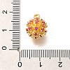 Brass Micro Pave Cubic Zirconia Beads KK-M312-20G-3